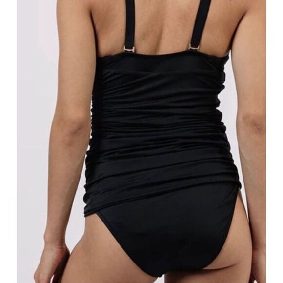 We Are HAH It Suits You 1 Piece Swimsuit Dress Black XSmall New - Picture 9 of 9